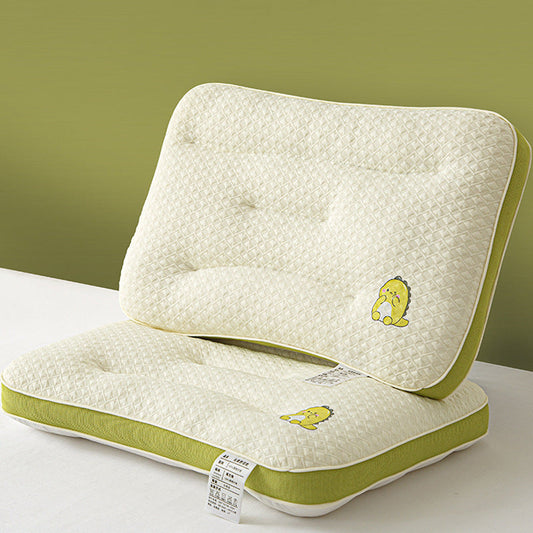 KTX-923859 Cartoon Dinosaur Kids Pillow for Cervical Support and Comfortable Sleep