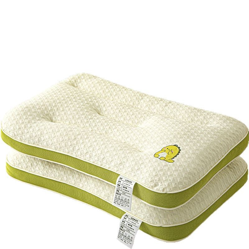 KTX-923859 Cartoon Dinosaur Kids Pillow for Cervical Support and Comfortable Sleep