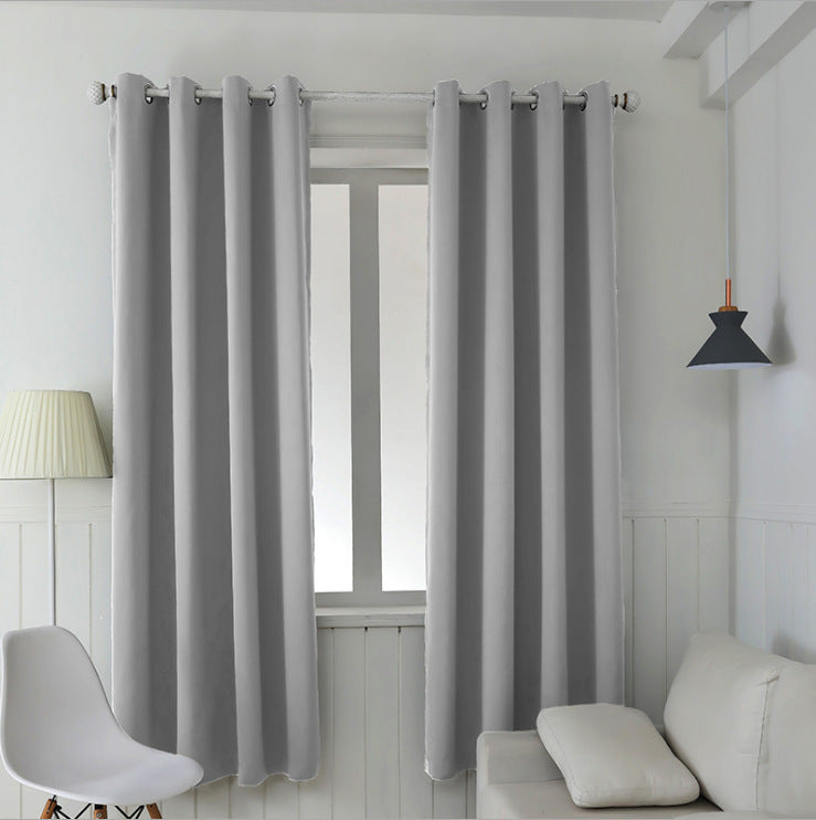 KTX-924755 Modern Glow-in-the-Dark High Precision Shading Curtain - 71%-90% Sunshade, Stone Finished Fabric