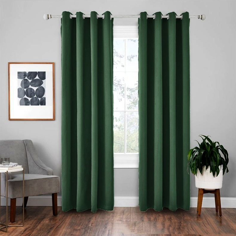 KTX-924755 Modern Glow-in-the-Dark High Precision Shading Curtain - 71%-90% Sunshade, Stone Finished Fabric