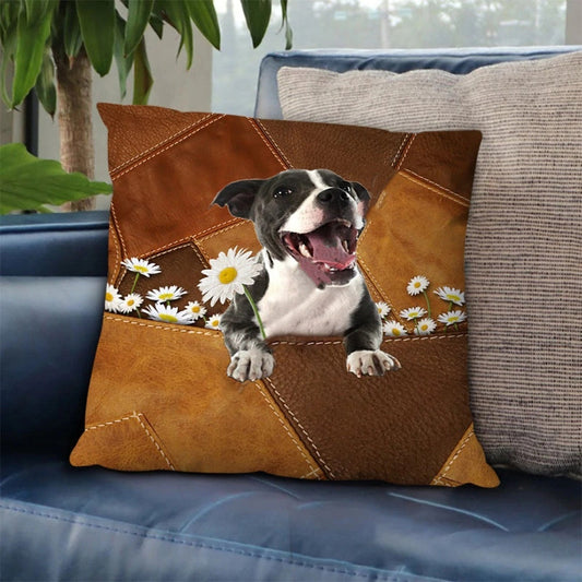 KTX-925011 Cute Dog 3D Cartoon Print Office Lunch Break Pillow - Cotton Filled, Modern Style, 50x50cm & 45x45cm