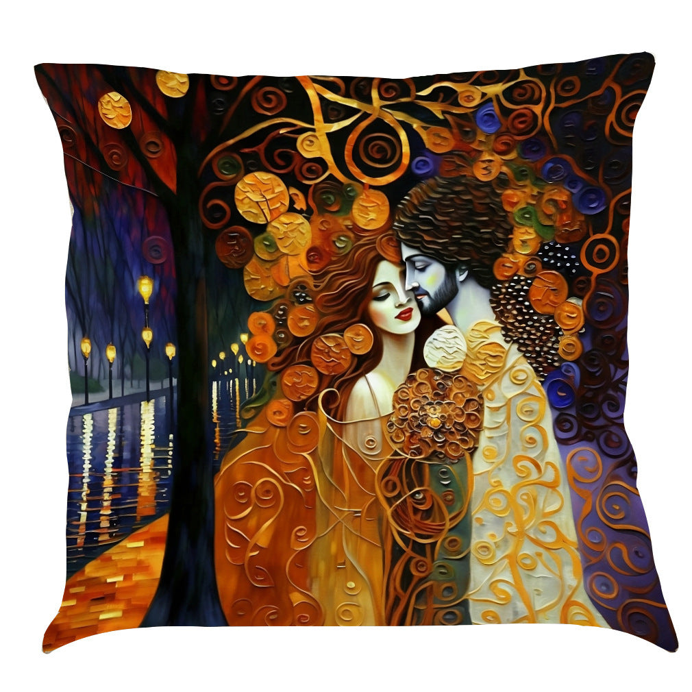 KTX-926163 Ocean-Inspired Cotton and Linen Cushion Cover in Multiple Colors - 45x45 cm