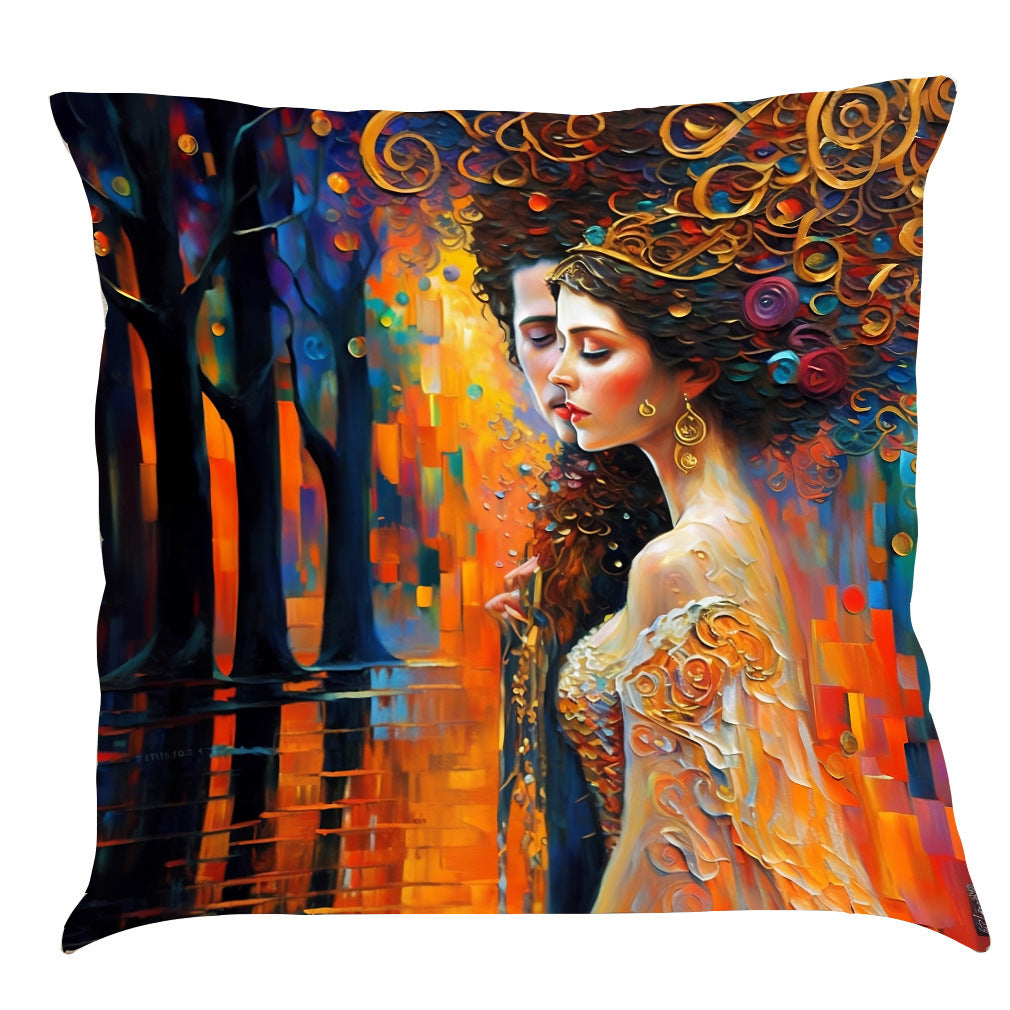 KTX-926163 Ocean-Inspired Cotton and Linen Cushion Cover in Multiple Colors - 45x45 cm