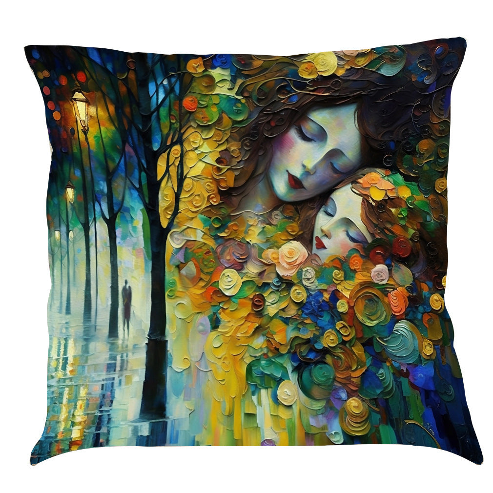 KTX-926163 Ocean-Inspired Cotton and Linen Cushion Cover in Multiple Colors - 45x45 cm