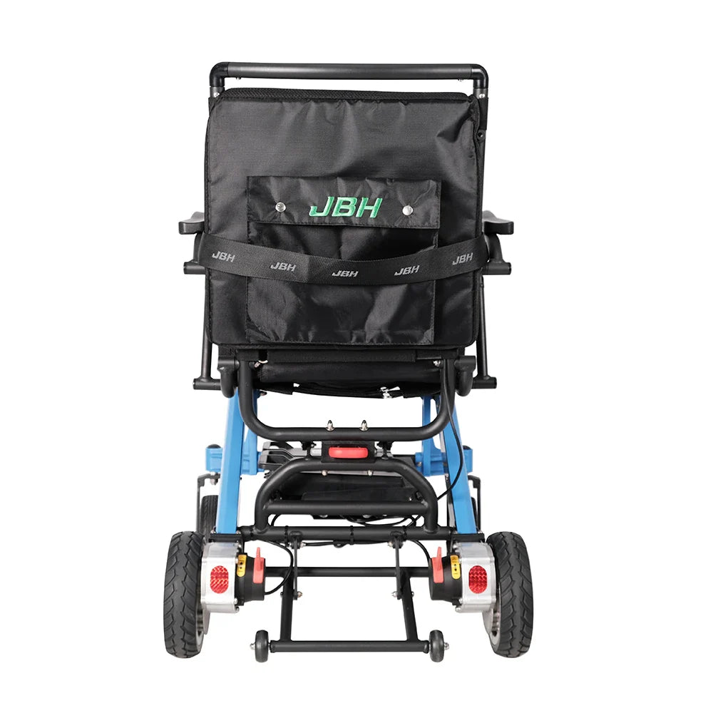 KTX-926227 Outdoor Folding Wheelchair for Family Use - Strong Aluminum Alloy, 120 kg Load Capacity, 20 km Driving Range