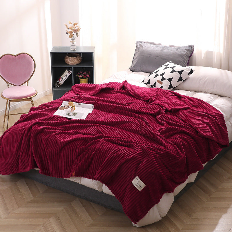 KTX-927507 Magic Velvet Flannel Blanket - Soft, Cozy Comfort in Multiple Sizes