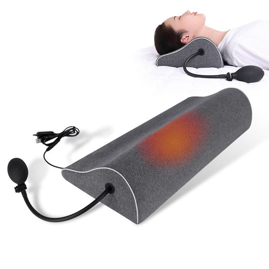 KTX-928339 Cervical Traction Memory Foam Pillow with USB Heating Function for Neck Support