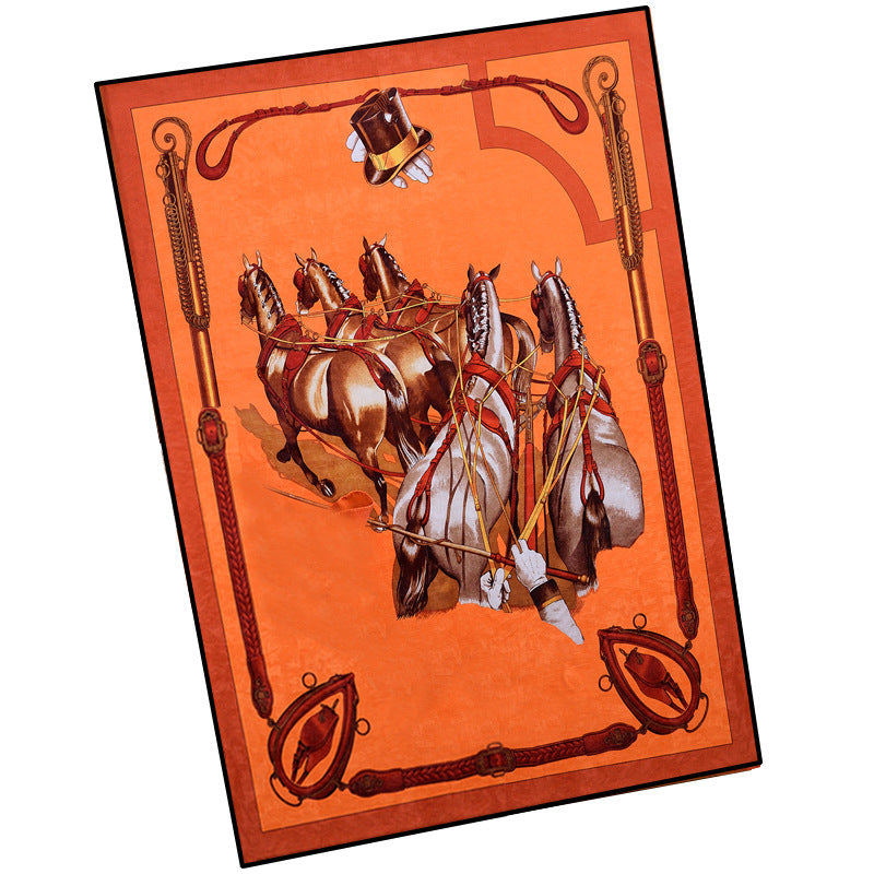 KTX-928339 Round Non-slip Polyester Carpet for Living Room and Bedroom