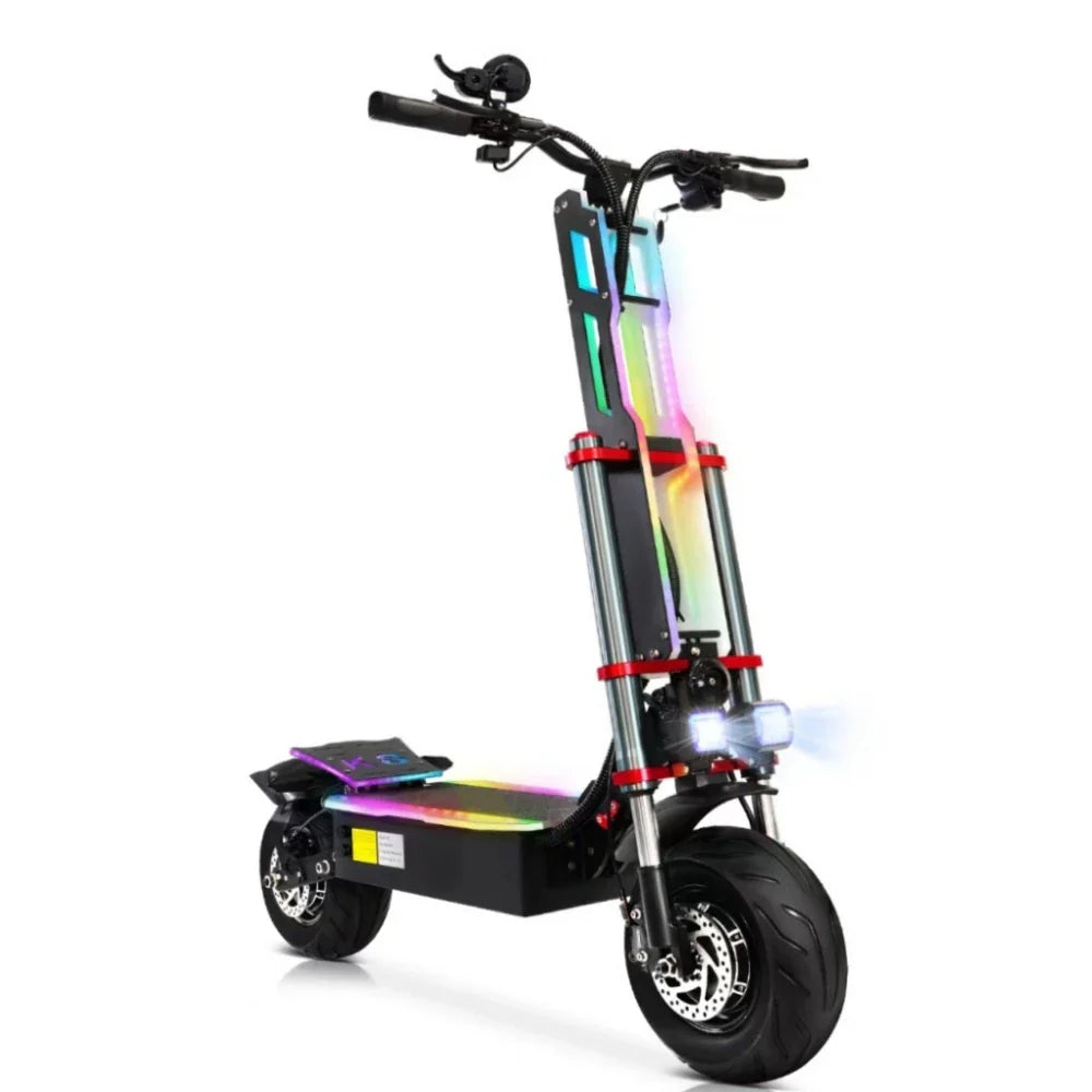 KTX-928531 60V 38Ah Electric Scooter, Foldable with 12-Inch Tires, Waterproof, Full Suspension, Modern Design for Adults