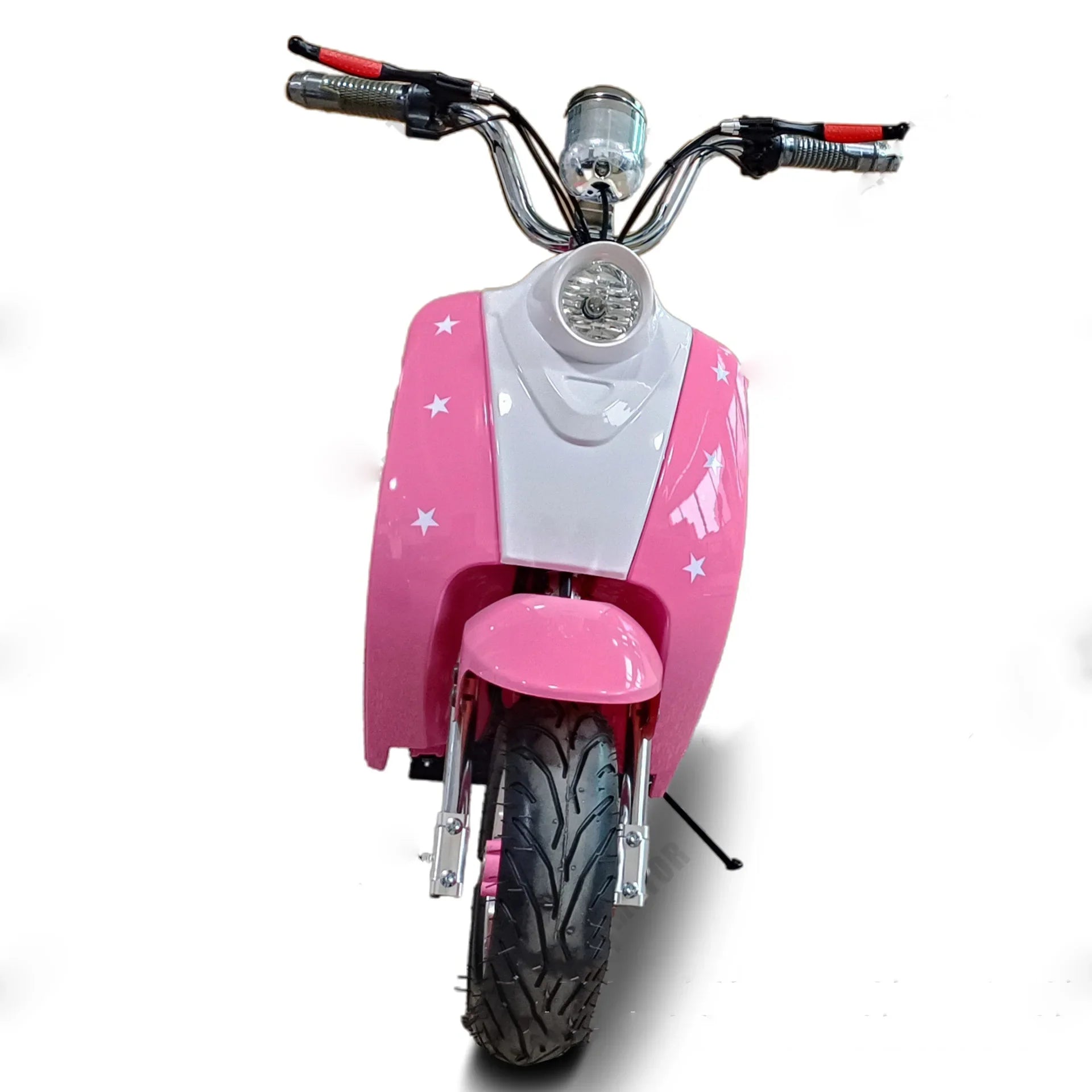 KTX-929235 Kids Mini Electric Motorcycle - Battery Powered Two-Wheel Chopper E-Bike in Pink, Max Speed 15 km/h, 250W Motor, 80 kg Capacity