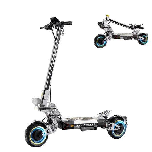 KTX-929683 Dual Motor Electric Scooter - 60-80 km Range, Hydraulic Braking, Waterproof, Foldable Design for Adults