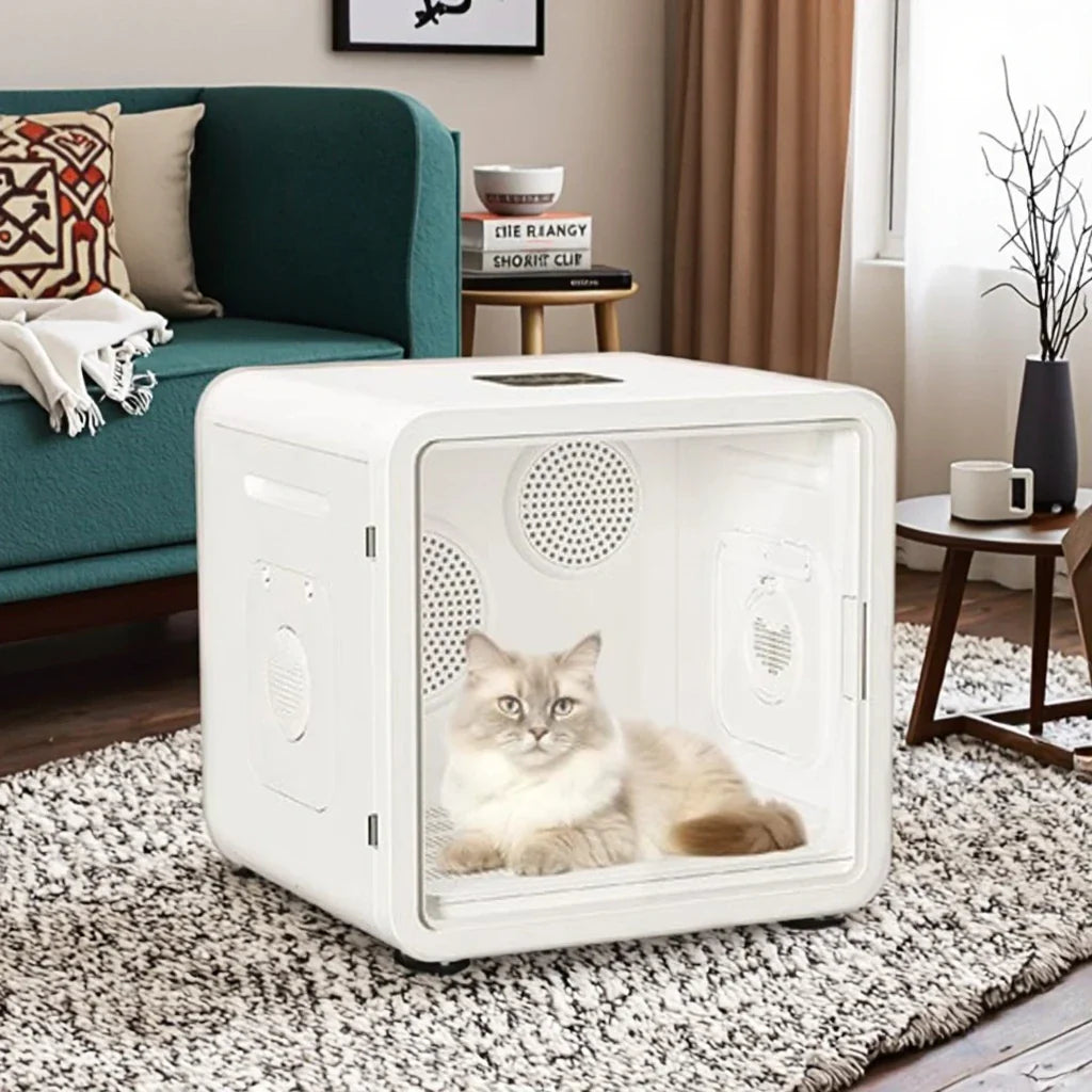 KTX-930067 82L Electric Pet Hair Dryer Box for Cats and Dogs - Eco-Friendly ABS Design for Indoor and Outdoor Use