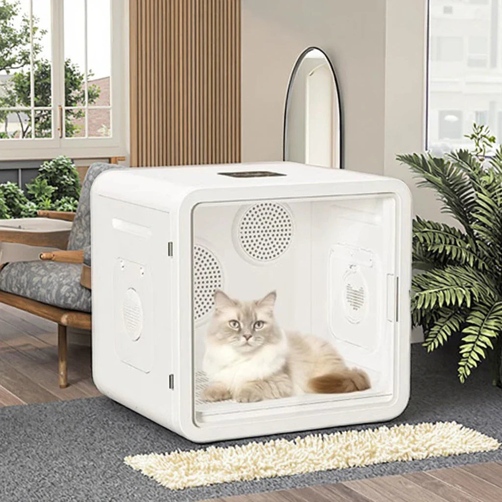 KTX-930067 82L Electric Pet Hair Dryer Box for Cats and Dogs - Eco-Friendly ABS Design for Indoor and Outdoor Use
