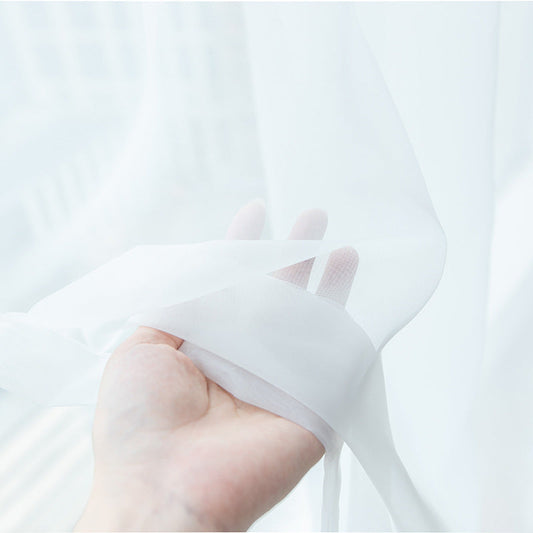 KTX-930515 Modern Light-Permeable Polyester Partition Screens for Living Room and Balcony Windows