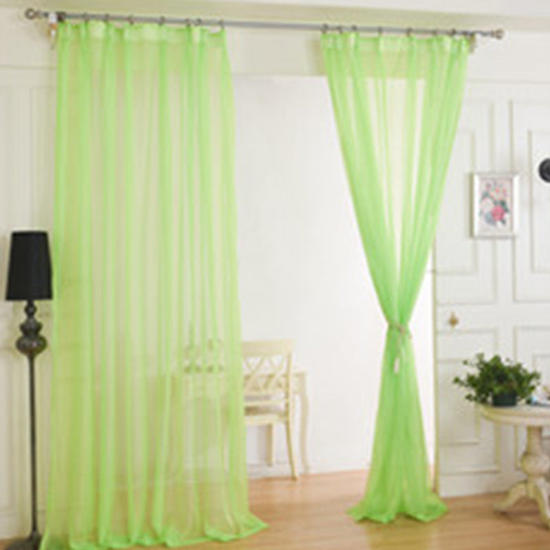 KTX-930515 Modern Light-Permeable Polyester Partition Screens for Living Room and Balcony Windows