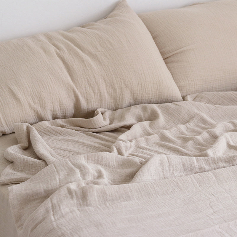 KTX-930643 Cotton Quilt Set with Matching Sheet and Pillowcase Options in Multiple Sizes