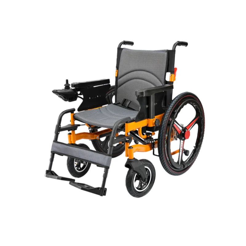 KTX-930835 250W Dual Brush Motor Portable Foldable Electric Wheelchair for Disabled Individuals