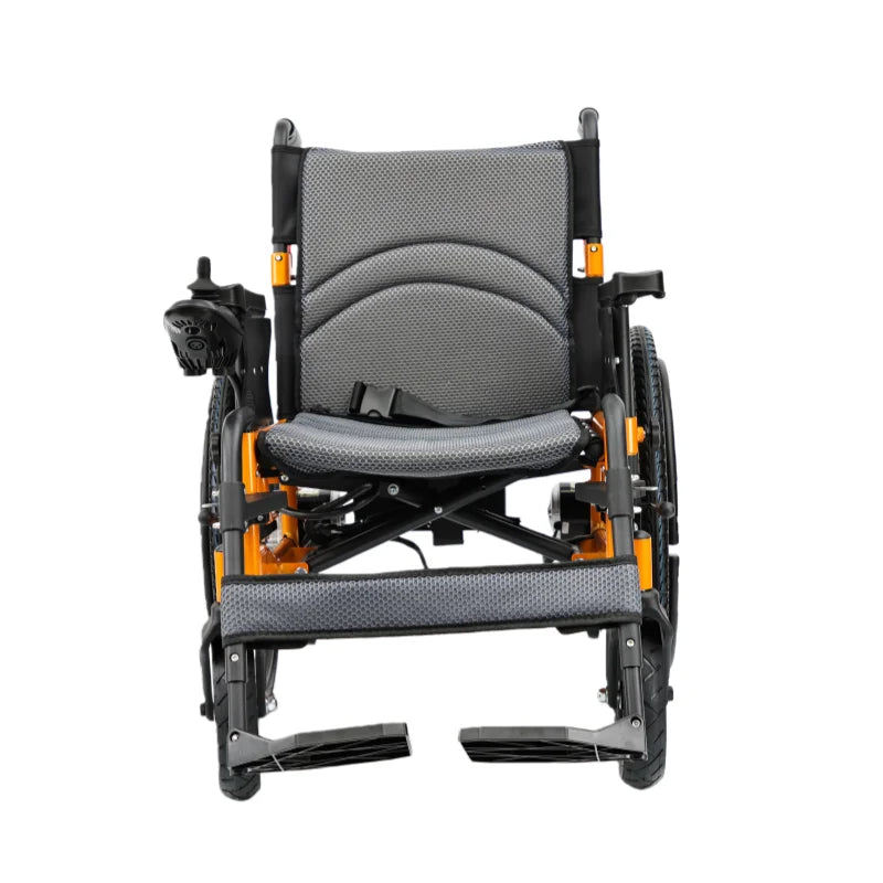 KTX-930835 250W Dual Brush Motor Portable Foldable Electric Wheelchair for Disabled Individuals