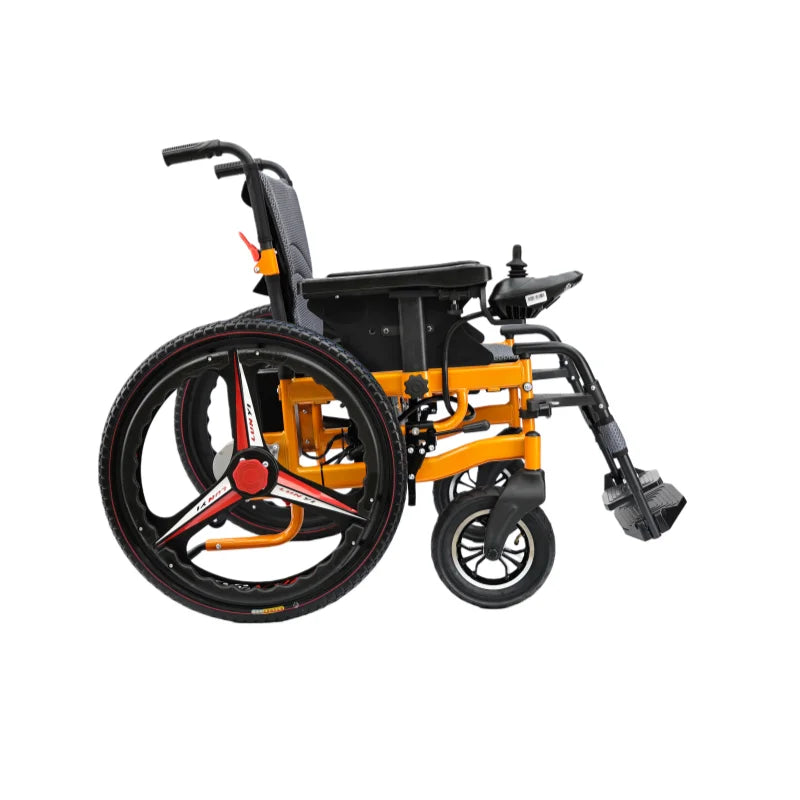 KTX-930835 250W Dual Brush Motor Portable Foldable Electric Wheelchair for Disabled Individuals