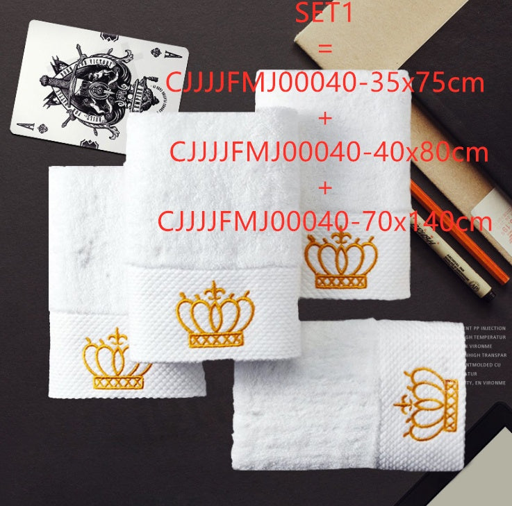 KTX-931539 Custom Embroidered Cotton Towel for Hotels and Spas - Luxurious Bath Towel