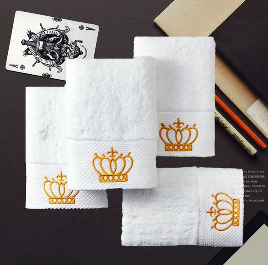KTX-931539 Custom Embroidered Cotton Towel for Hotels and Spas - Luxurious Bath Towel