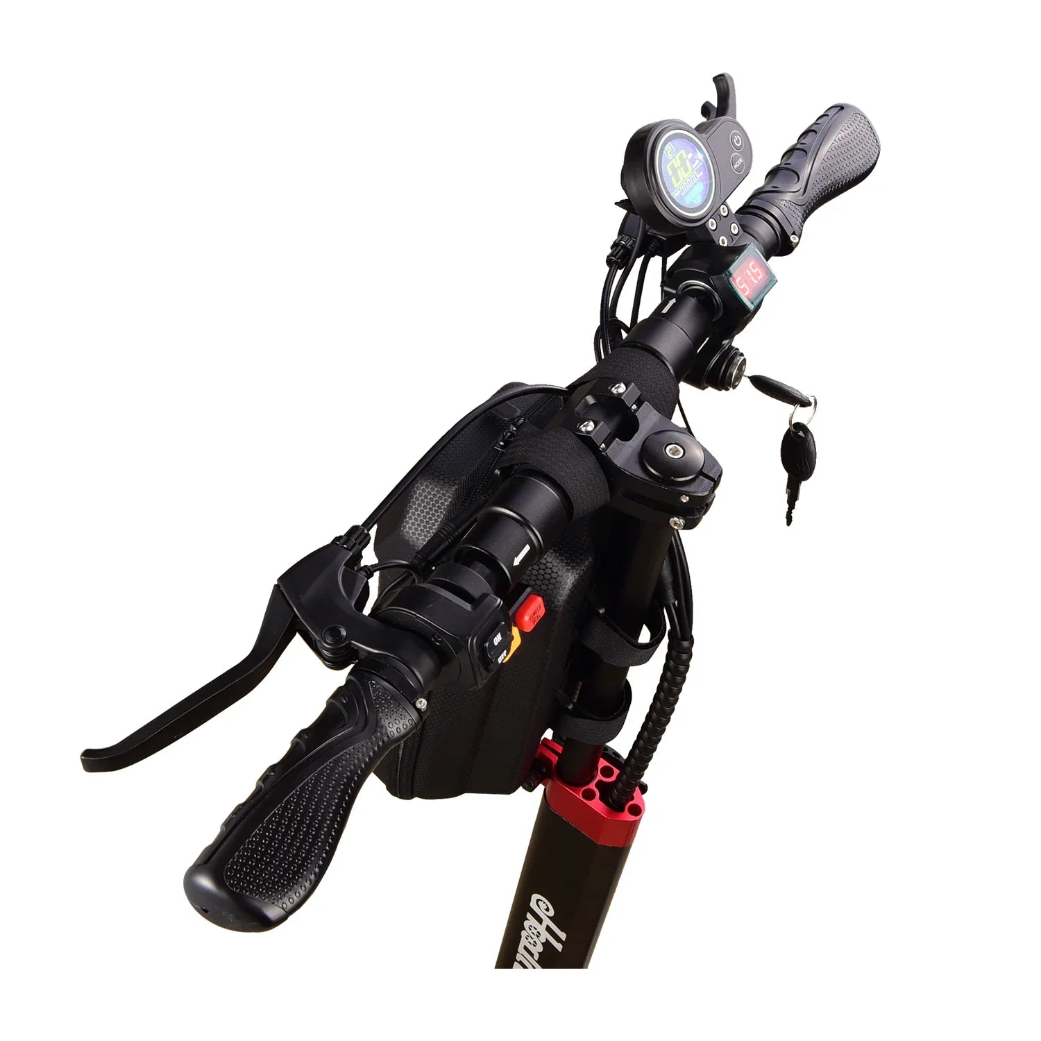 KTX-931987 Electric Folding Scooter with Dual Motors, 48V 20Ah Battery, 55km/h Max Speed, 60km Range, 10-Inch Tires