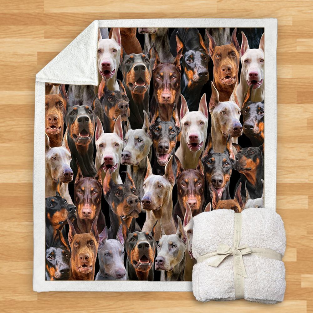 KTX-932115 Modern Printed Flannel Blanket for Dogs - Available in Two Sizes (120x150, 150x200)