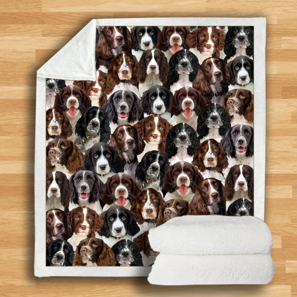 KTX-932115 Modern Printed Flannel Blanket for Dogs - Available in Two Sizes (120x150, 150x200)