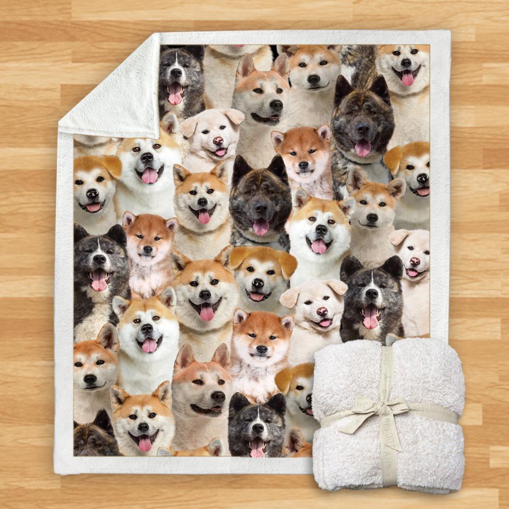 KTX-932115 Modern Printed Flannel Blanket for Dogs - Available in Two Sizes (120x150, 150x200)