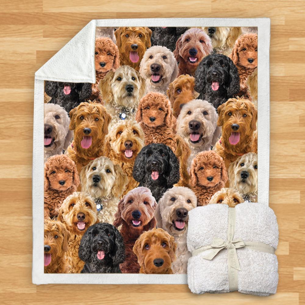KTX-932115 Modern Printed Flannel Blanket for Dogs - Available in Two Sizes (120x150, 150x200)