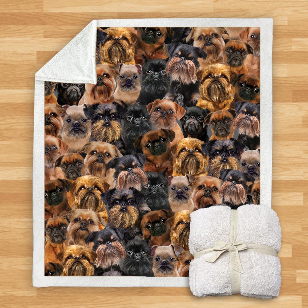 KTX-932115 Modern Printed Flannel Blanket for Dogs - Available in Two Sizes (120x150, 150x200)
