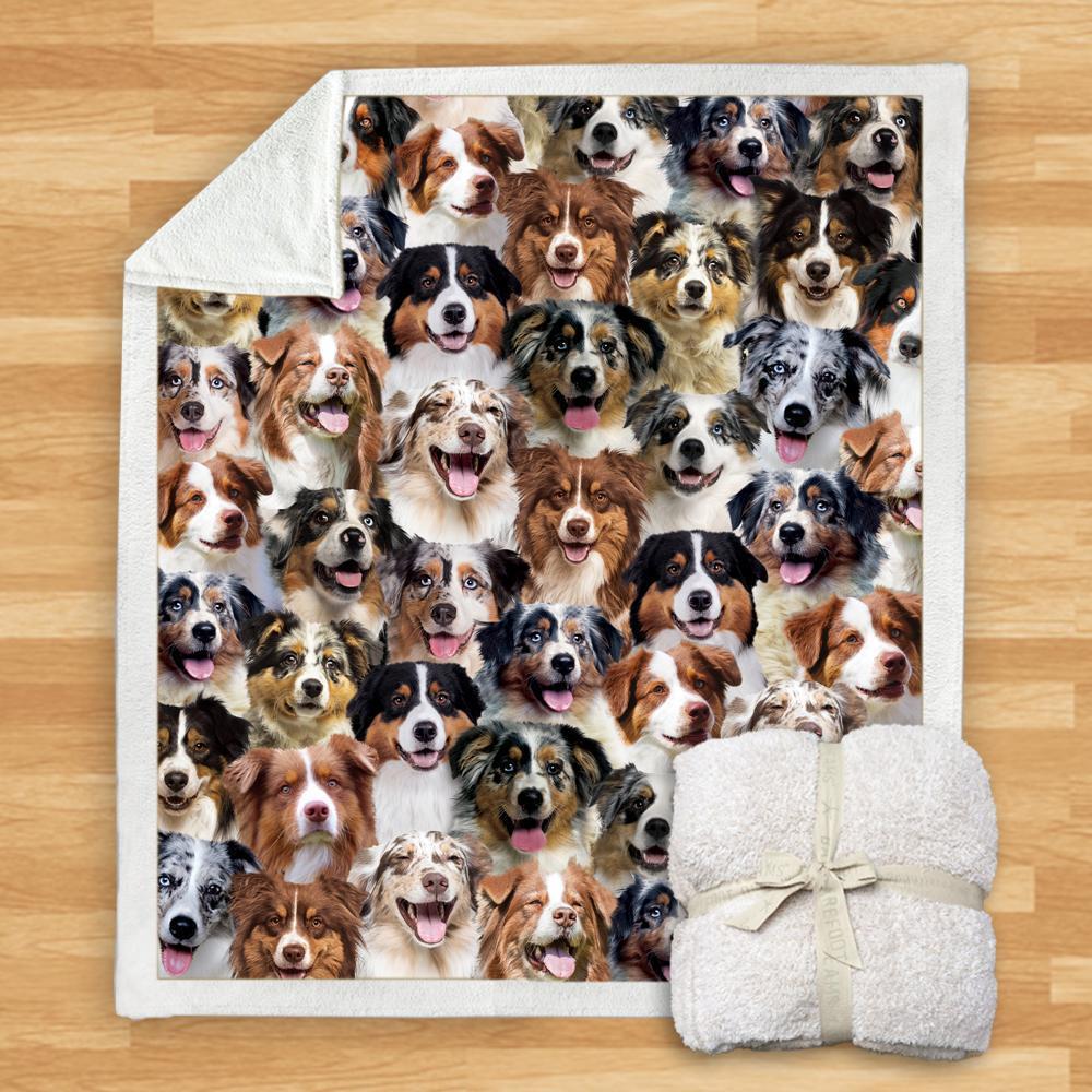 KTX-932115 Modern Printed Flannel Blanket for Dogs - Available in Two Sizes (120x150, 150x200)