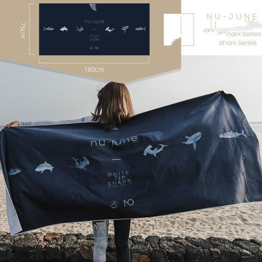 KTX-932691 Quick-Drying Beach Towel in Superfine Fiber – Available in Multiple Colors and Designs