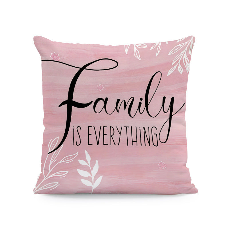 KTX-933011 Nordic Style Ink-Painting Plum Blossom Yellow Flower Cushion Cover 45x45cm