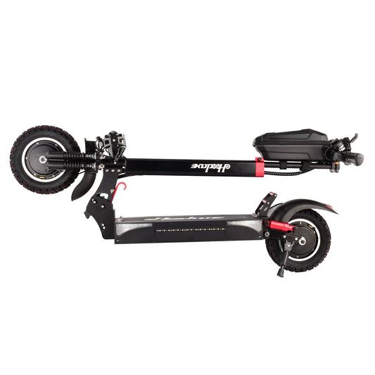 KTX-933139 Foldable High-Speed Electric Scooter, Dual Motor 2400W, 60km Range, Max Speed 55km/h, 150kg Load, 10-inch Tires