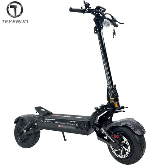 KTX-936915 Teverun Supreme 7260R Smart Electric Scooter with 72V Battery, 120km/h Max Speed, Dual 5000W Motors, and Full Suspension