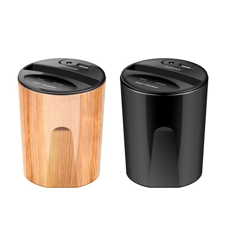 KTX-937619 Wireless Car Cup Charger Compatible with Qi Standard Phones - 5W/7.5W/10W Power Output