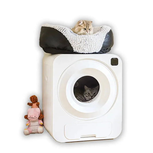 KTX-938323 Smart Automatic Cat Litter Box with WiFi App Control and Self-Cleaning Feature