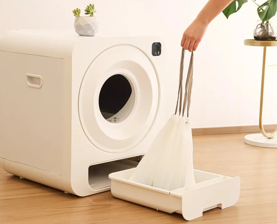 KTX-938323 Smart Automatic Cat Litter Box with WiFi App Control and Self-Cleaning Feature
