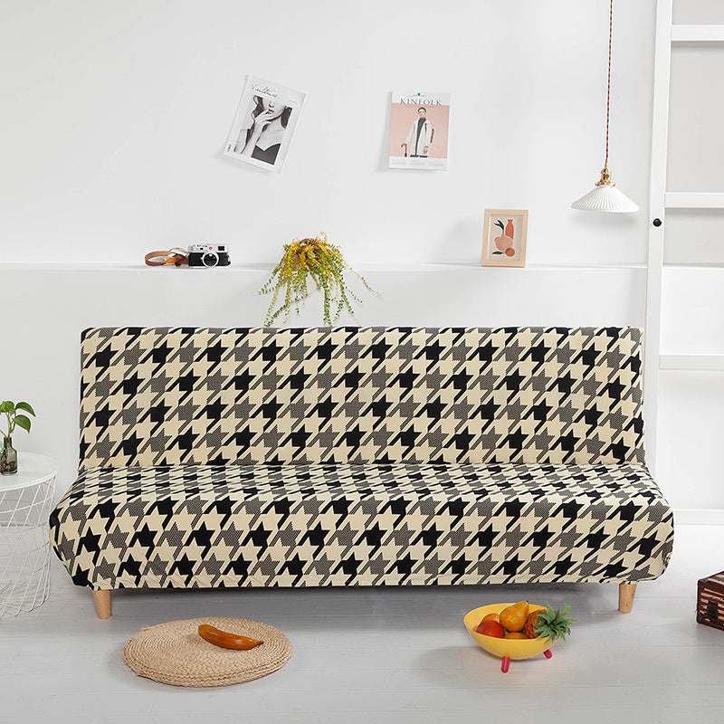 KTX-938515 Stretch Folding Sofa Slipcover with Various Pattern Options - Modern Dust Cover for Comfortable Living Spaces