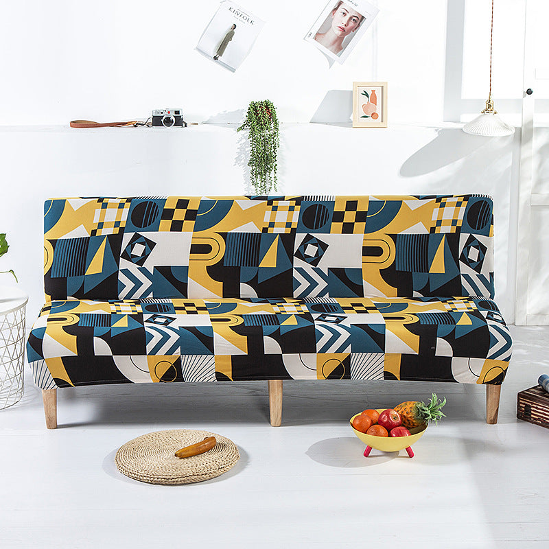 KTX-938515 Stretch Folding Sofa Slipcover with Various Pattern Options - Modern Dust Cover for Comfortable Living Spaces