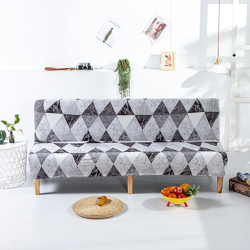 KTX-938515 Stretch Folding Sofa Slipcover with Various Pattern Options - Modern Dust Cover for Comfortable Living Spaces