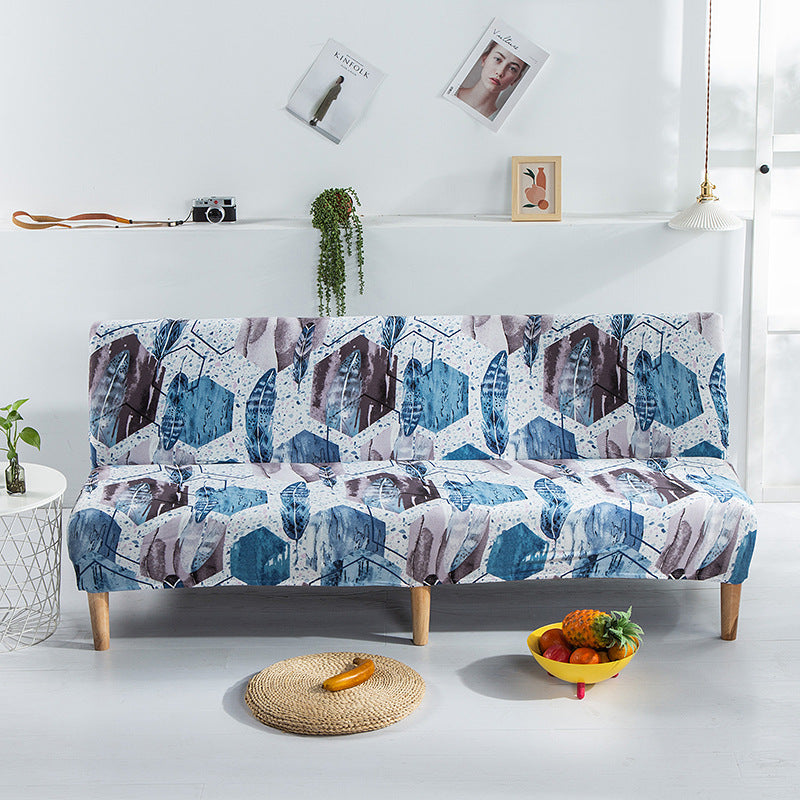 KTX-938515 Stretch Folding Sofa Slipcover with Various Pattern Options - Modern Dust Cover for Comfortable Living Spaces