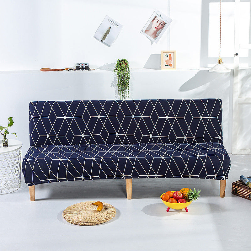 KTX-938515 Stretch Folding Sofa Slipcover with Various Pattern Options - Modern Dust Cover for Comfortable Living Spaces