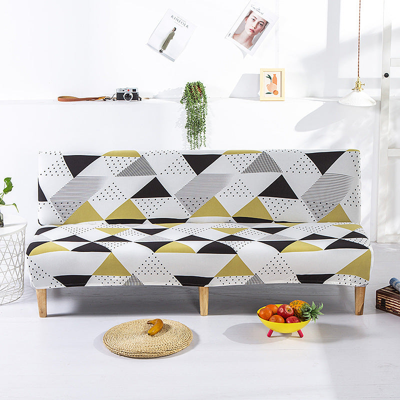 KTX-938515 Stretch Folding Sofa Slipcover with Various Pattern Options - Modern Dust Cover for Comfortable Living Spaces