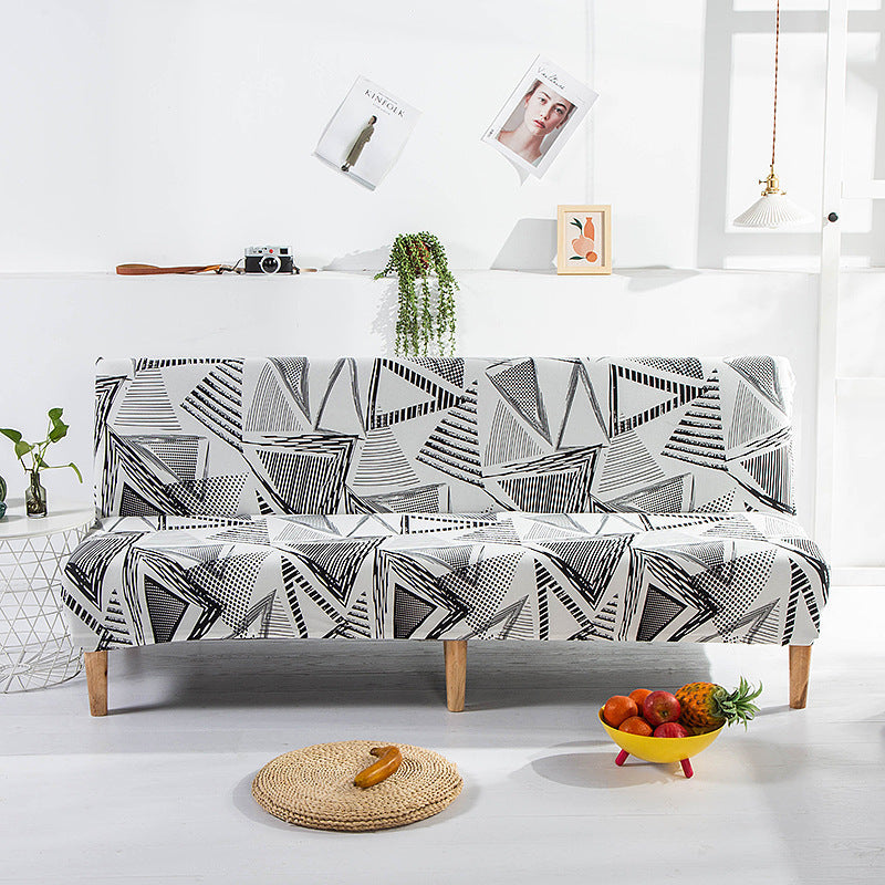 KTX-938515 Stretch Folding Sofa Slipcover with Various Pattern Options - Modern Dust Cover for Comfortable Living Spaces