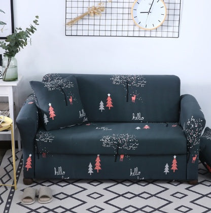 KTX-939091 Elastic Polyester Sofa Cover for Three-Seat Sofas (190-230cm)