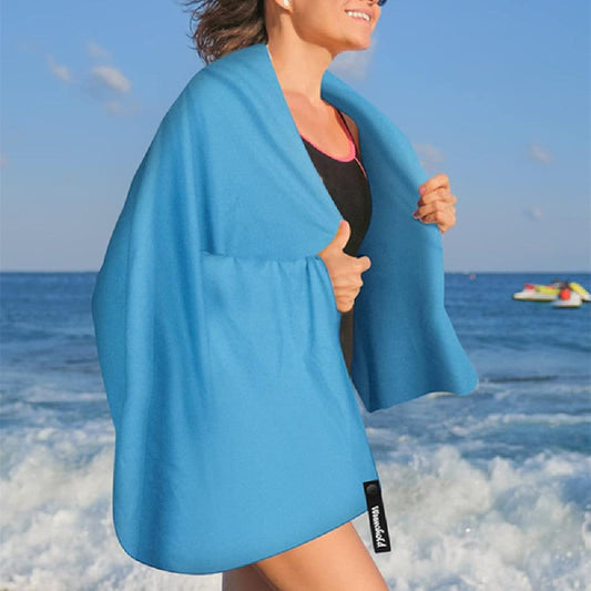 KTX-939283 Microfiber Quick-Drying Fitness Towel – Portable Sweat-Absorbent Bath/Beach Towel in Multiple Colors