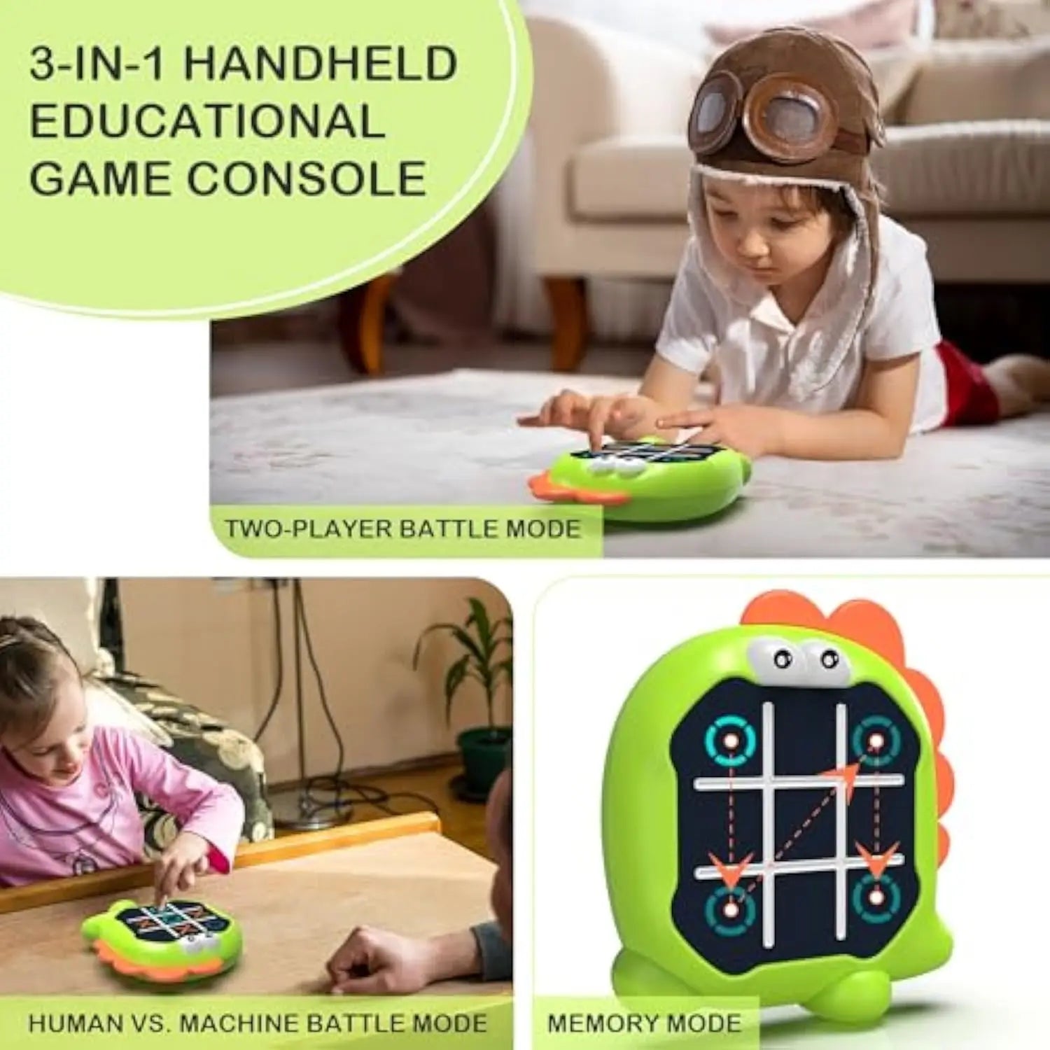 KTX-939539 Portable Handheld Tic Tac Toe Puzzle Game for Travel - EPT Model EPT1328426