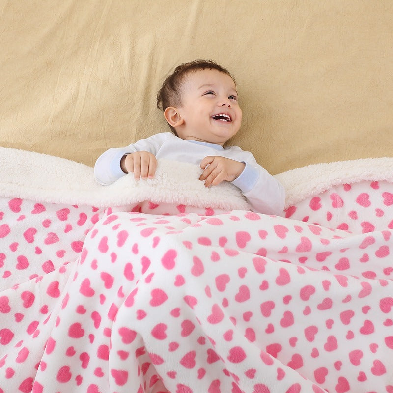 KTX-939859 Soft Avocado Coral Fleece Newborn Swaddling Blanket for All Seasons